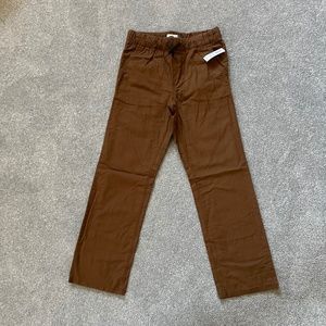 NWT Boys Old Navy Brown Chinos, L (10-12)